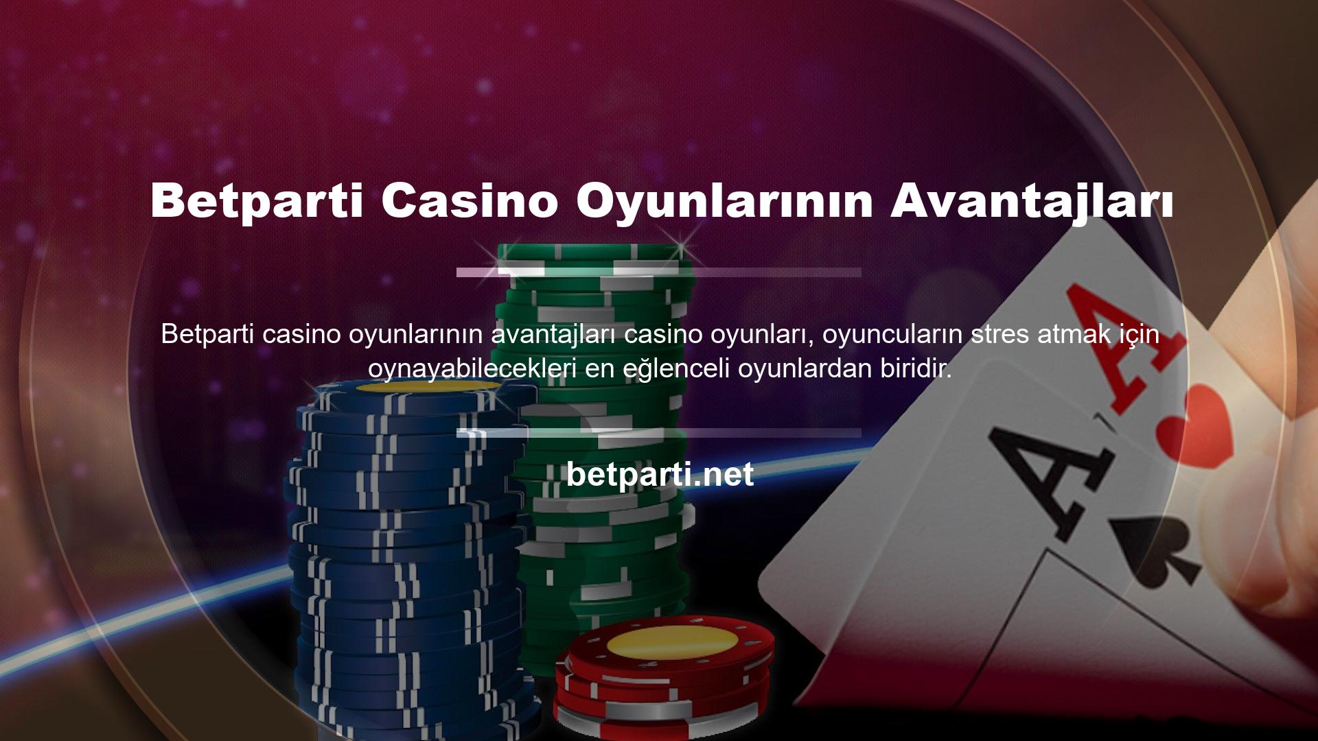 Oyuncular casino oyunları oynarken risk miktarını bütçelerine ve stratejilerine göre ayarlayabilirler