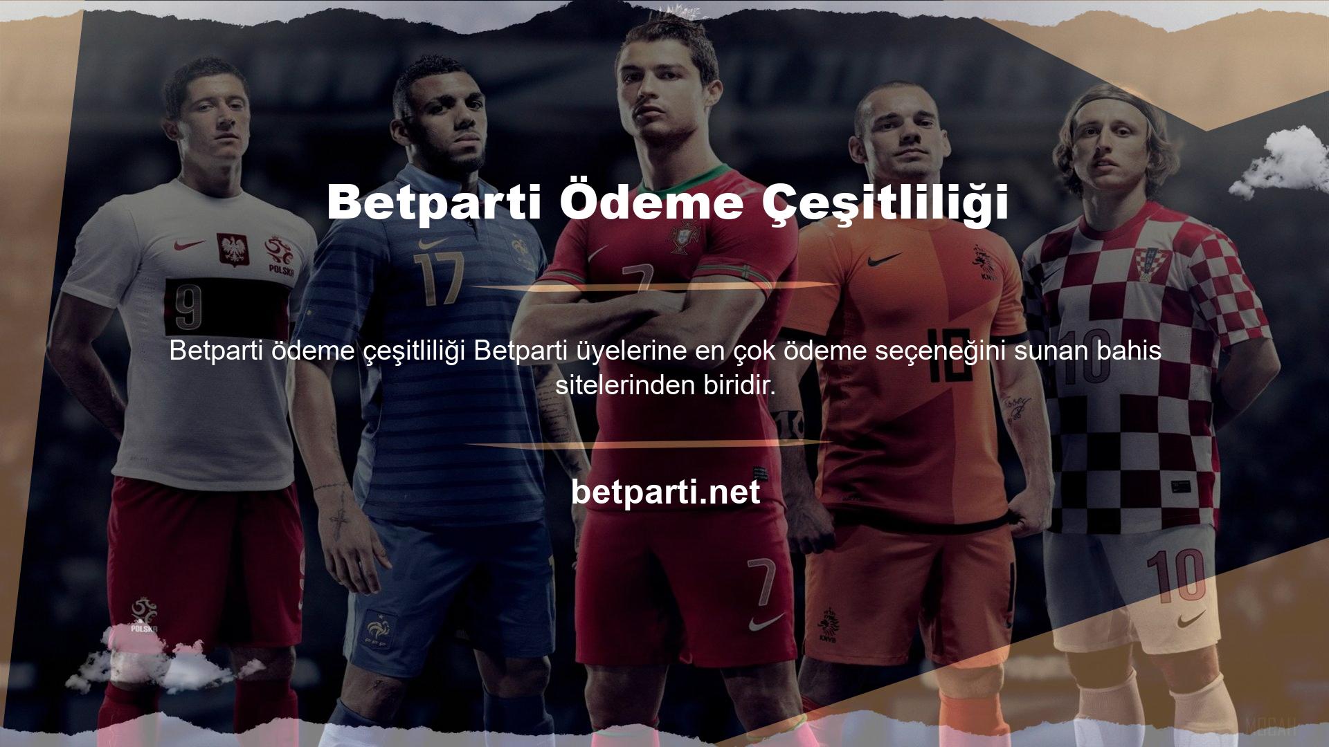 Bu sitede 17'den fazla farklı yolla ödeme yapabilirsiniz